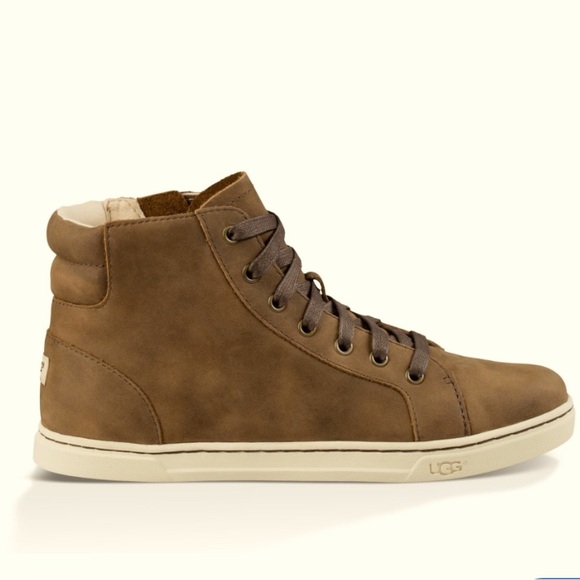 UGG Shoes - UGG Women’s Gradie Trainer Brown High-Top Sneakers Size 7.5